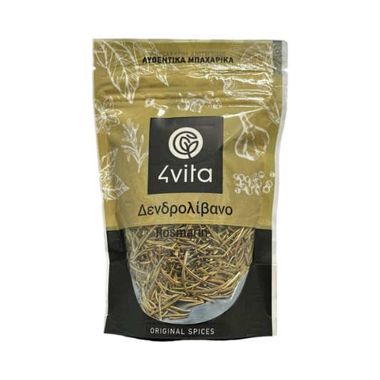 Ontdek 4Vita Rozemarijn 35 g: pure, biologische rozemarijn uit Kreta. Intens aromatisch, zongedroogd en ideaal voor vlees, aardappelen, marinades en Mediterrane gerechten.