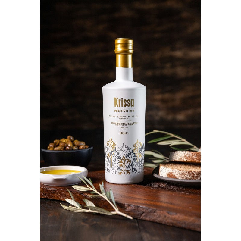 Cretan Heritage - Krissa Premium Biologische Extra Vierge Olijfolie (500 ml)
