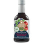 Glazen fles biologische balsamicocrème van Cretan Nectar, 200 ml, met granaatappel en aroniabessen, afkomstig uit Kreta, geschikt voor salades, vlees en yoghurt.