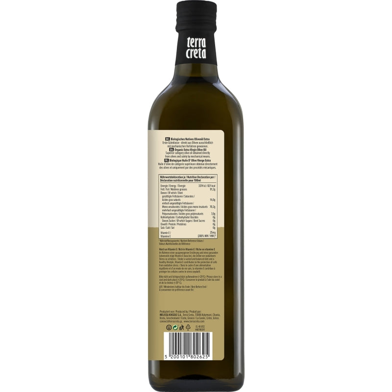 Terra Creta - Biologische Extra Vierge Olijfolie (1 liter)