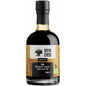 Glazen fles Terra Creta biologische balsamico crème van 250 ml uit Kreta, met druivenmost en balsamicoazijn, geschikt voor salades, vlees, vis en desserts.