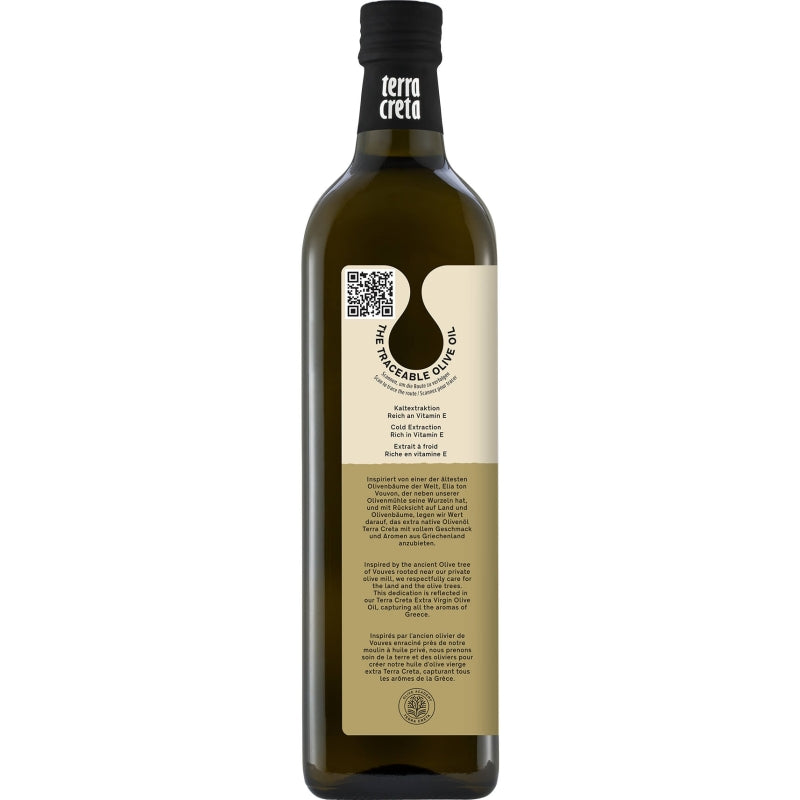 Pure Kretenzische topkwaliteit: intens fruitige, biologisch koudgeperste olijfolie voor elke dag.